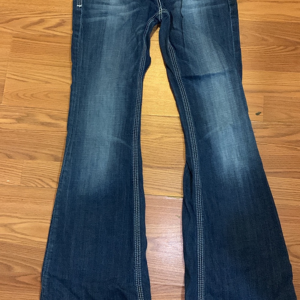 Women's Express Rerock Blue Jeans - Picture 4 of 6